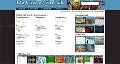 Desktop Screenshot of degratisspil.dk