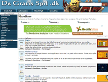 Tablet Screenshot of klassikere.degratisspil.dk