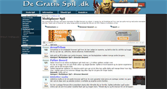 Desktop Screenshot of multiplayer-spil.degratisspil.dk
