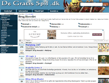 Tablet Screenshot of brug-hovedet.degratisspil.dk